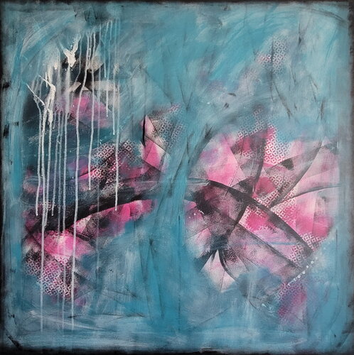 Just be yourself III van Moe Teratos, Schilderij te koop op Singulart