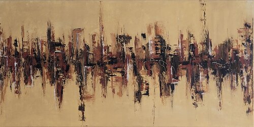 The Bright Side Nr. II van Moe Teratos, Schilderij te koop op Singulart