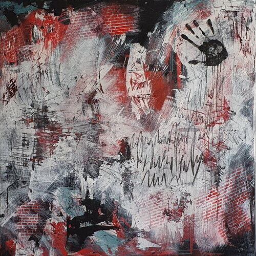 In the Streets II van Moe Teratos, Schilderij te koop op Singulart