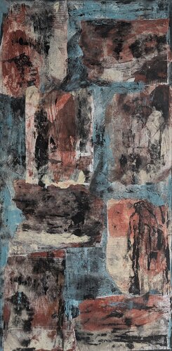 Broken World van Moe Teratos, Schilderij te koop op Singulart