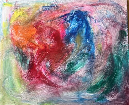 Danse miraculeuse par Alayastar ., Peinture en vente sur Singulart