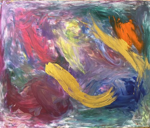 Feu sacré par Alayastar ., Peinture en vente sur Singulart
