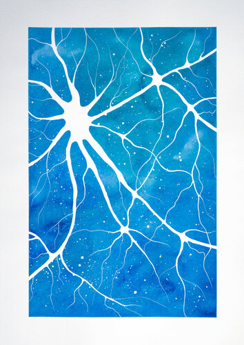 Mindscape 2 van Nadine Achtelik, Werk op papier te koop op Singulart