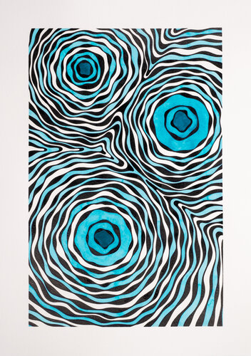 Flow 13 di Nadine Achtelik, Opera su carta in vendita su Singulart