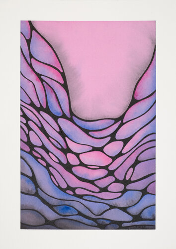 Inner Nets V - Bloom by Nadine Achtelik, Work on Paper for Sale on Singulart