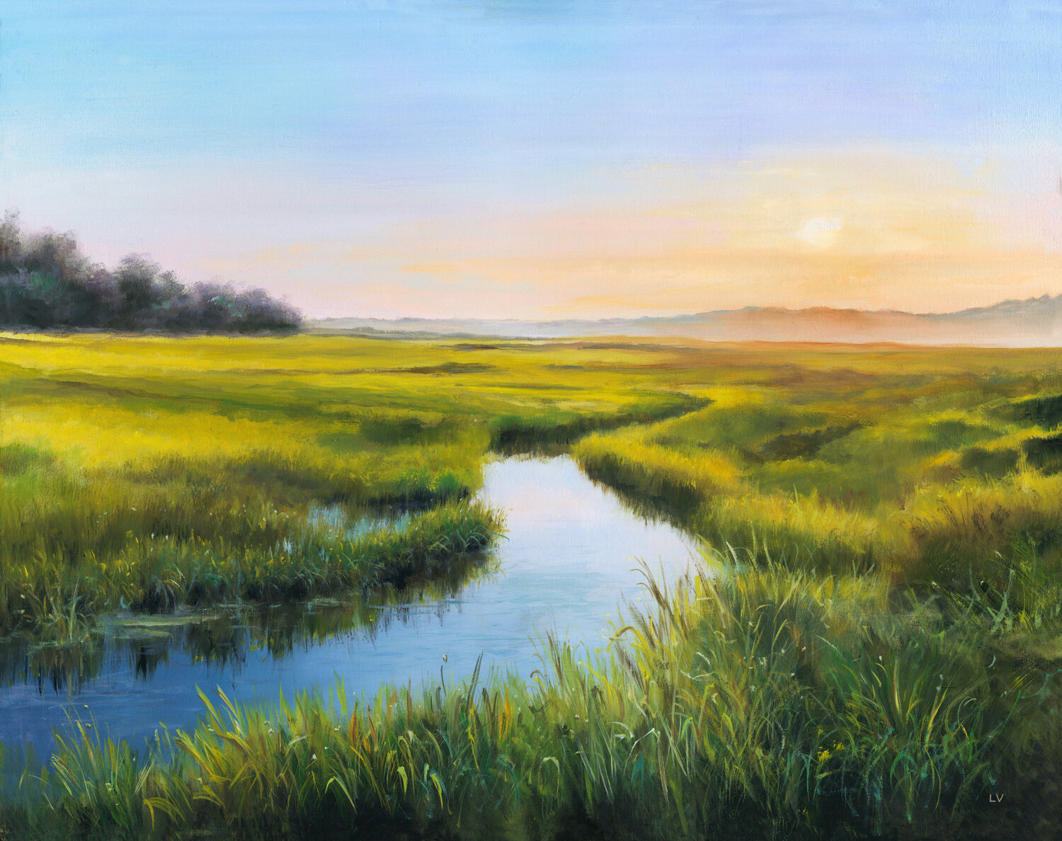 Sunrise over the marshland Lucía Verdejo