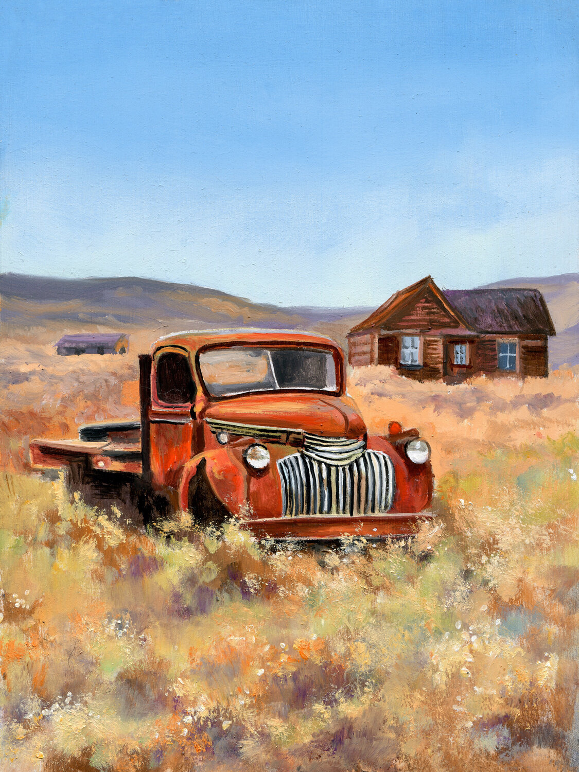 Abandoned old rusty pickup car Lucía Verdejo