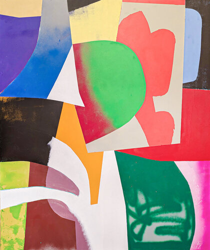 Color Structure #1 Fragments in Motion von Vita Banko, Malerei kaufen auf Singulart