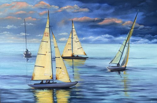Before the storm par Anna Zhdanyuk, Peinture en vente sur Singulart