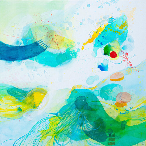 the star - undersea series BODENSEE de Nora Kalinda, Pintura a la venta en Singulart