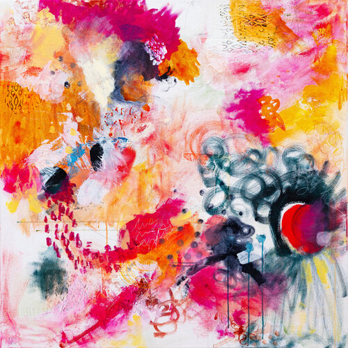 Rote Sonne de Nora Kalinda, Pintura a la venta en Singulart