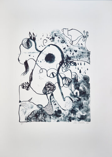 ich sehe eine Ziege by Nora Kalinda, Print for Sale on Singulart