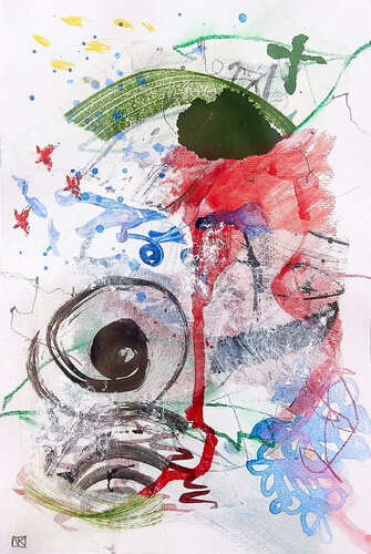 Orkan by Nora Kalinda, Work on Paper for Sale on Singulart