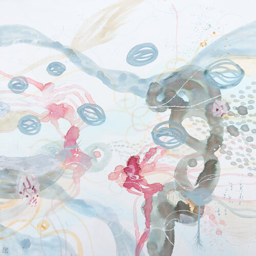 In der Leichtigkeit des Seins par Nora Kalinda, Peinture en vente sur Singulart
