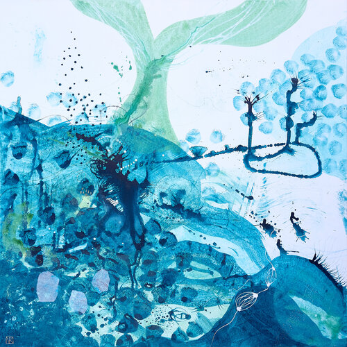 Tiefsee 2 de Nora Kalinda, Pintura a la venta en Singulart