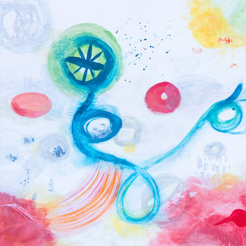 Glücksrad di Nora Kalinda, Pittura in vendita su Singulart