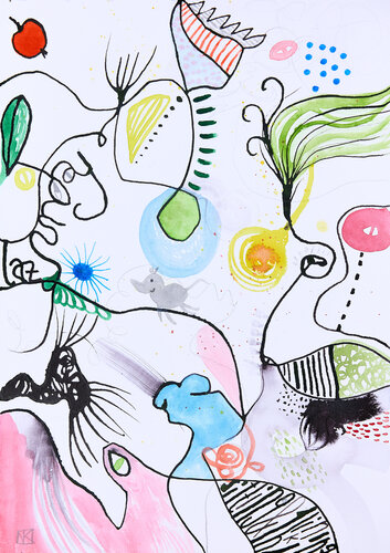 Lazy Sunday di Nora Kalinda, Opera su carta in vendita su Singulart