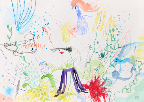 Magischer Zirkus von Nora Kalinda, Werk auf Papier kaufen auf Singulart