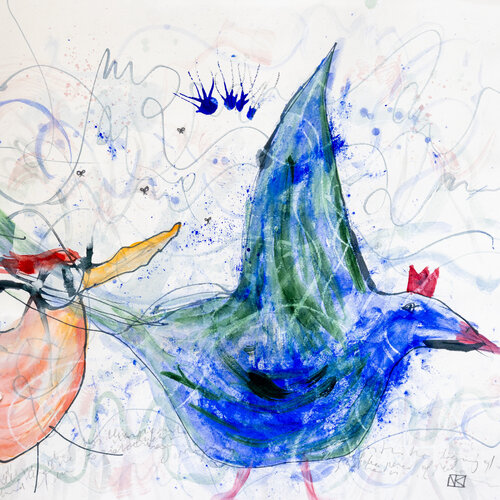 MURGA de Nora Kalinda, Obra en papel a la venta en Singulart