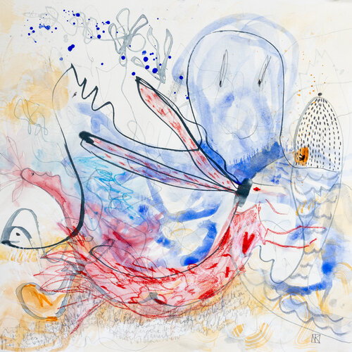 SAMUDRA by Nora Kalinda, Work on Paper for Sale on Singulart