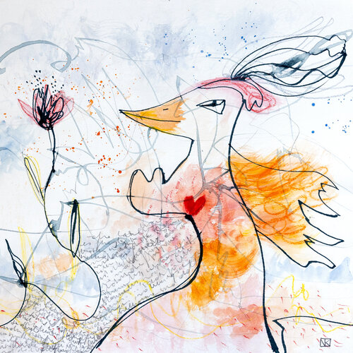 GARUDA di Nora Kalinda, Opera su carta in vendita su Singulart