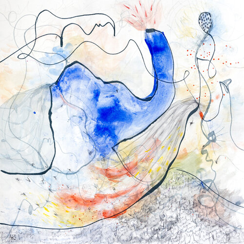 AIRAVATA by Nora Kalinda, Work on Paper for Sale on Singulart