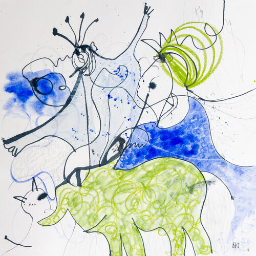 MATANGA by Nora Kalinda, Work on Paper for Sale on Singulart