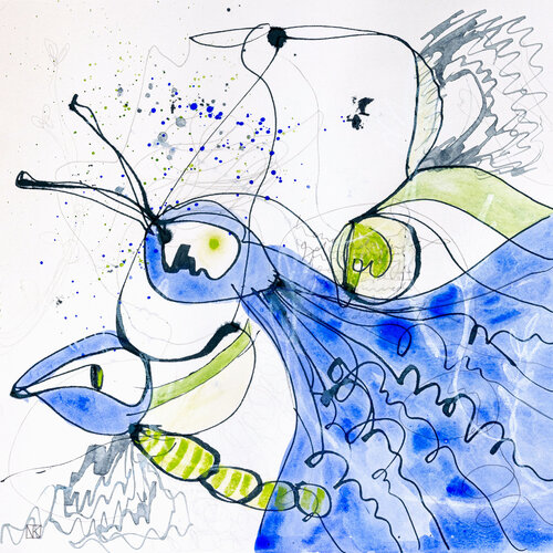 APSARA by Nora Kalinda, Work on Paper for Sale on Singulart