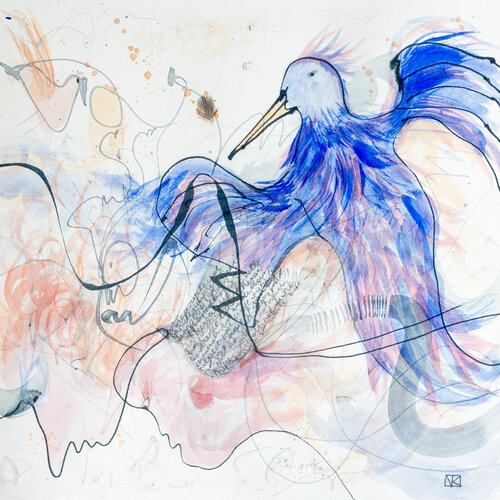 SHUKA di Nora Kalinda, Opera su carta in vendita su Singulart