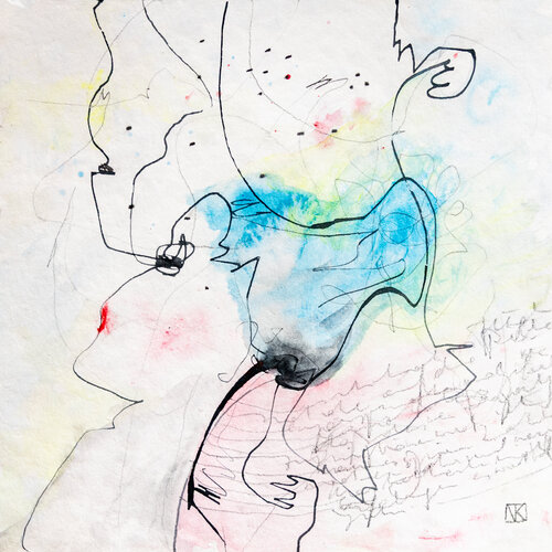 Beflügelte Perspektive by Nora Kalinda, Work on Paper for Sale on Singulart