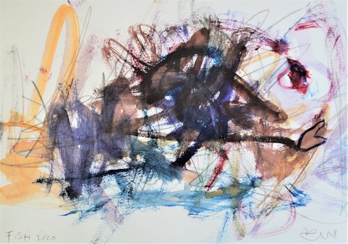 Fish von Paul Hartel, Malerei kaufen auf Singulart