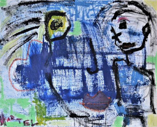Blue Memories di Paul Hartel, Pittura in vendita su Singulart