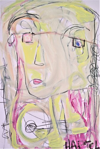 New Glasses di Paul Hartel, Pittura in vendita su Singulart