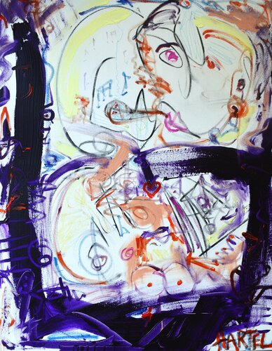 Spoliation Musicale and the Magic Pipe di Paul Hartel, Pittura in vendita su Singulart