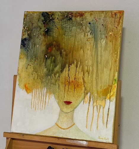 Wuschelkopf III van Iris Monhof, Schilderij te koop op Singulart