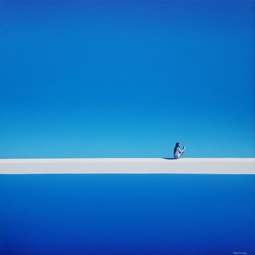 L'Apprentissage du Ciel de Hugo Pondz, Pintura a la venta en Singulart