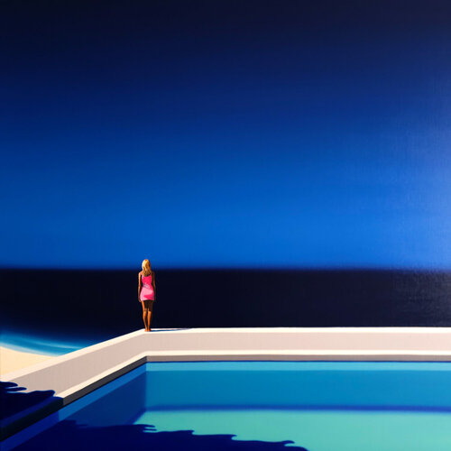 Mystère d'une Plage von Hugo Pondz, Malerei kaufen auf Singulart