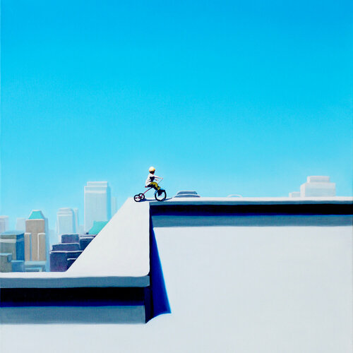 Le Roi du Monde  100 x 100  Cm Hugo Pondz