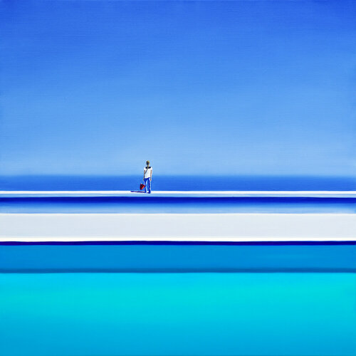 La Couleur des Mers du Sud di Hugo Pondz, Pittura in vendita su Singulart