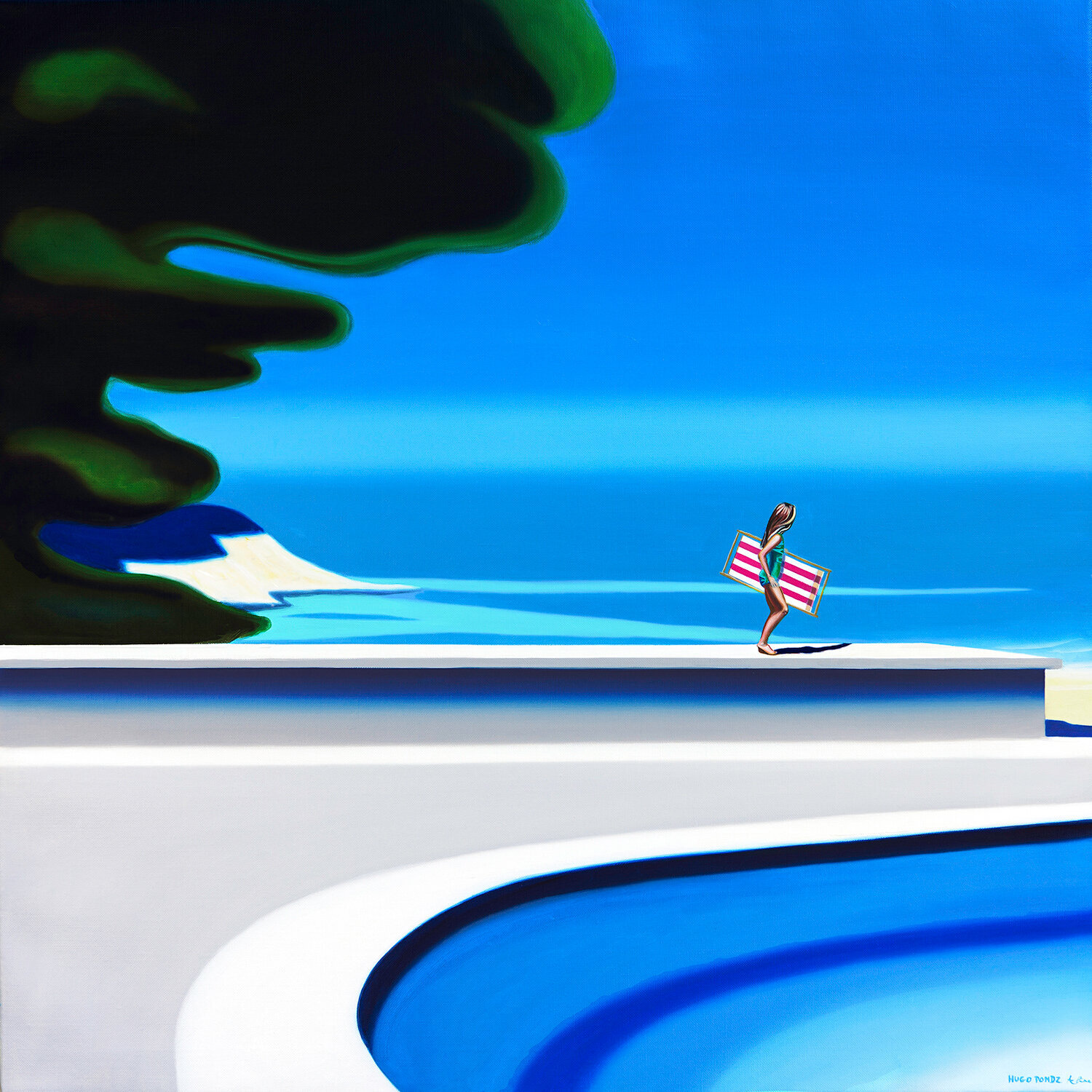 En Route pour la Joie  100 x 100 cm Hugo Pondz Édition à vendre