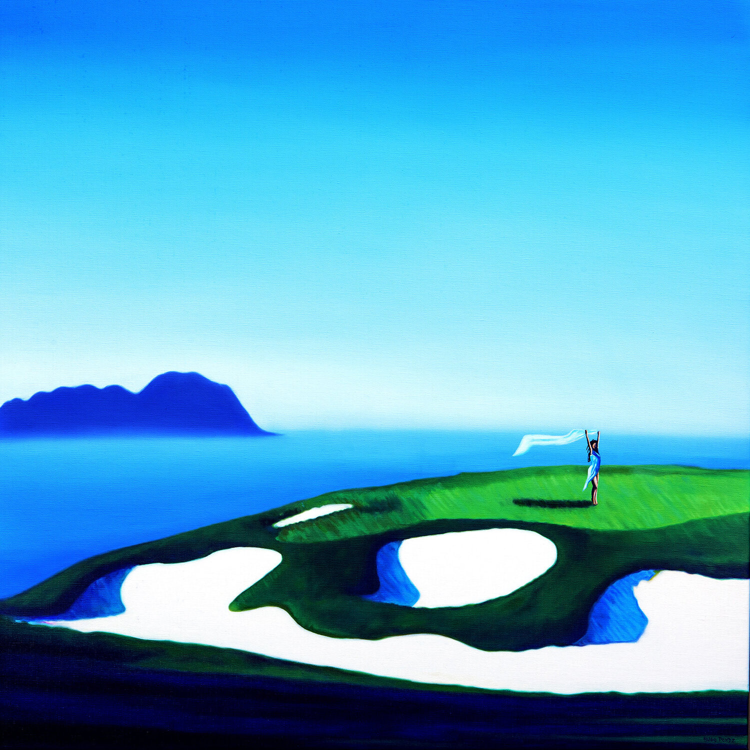 Vent Sur le 18    70 x 70 cm Hugo Pondz