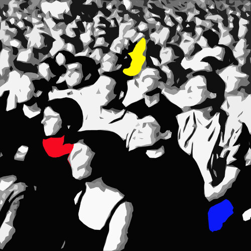 Publikum par Jürg Strässle, Photographie en vente sur Singulart