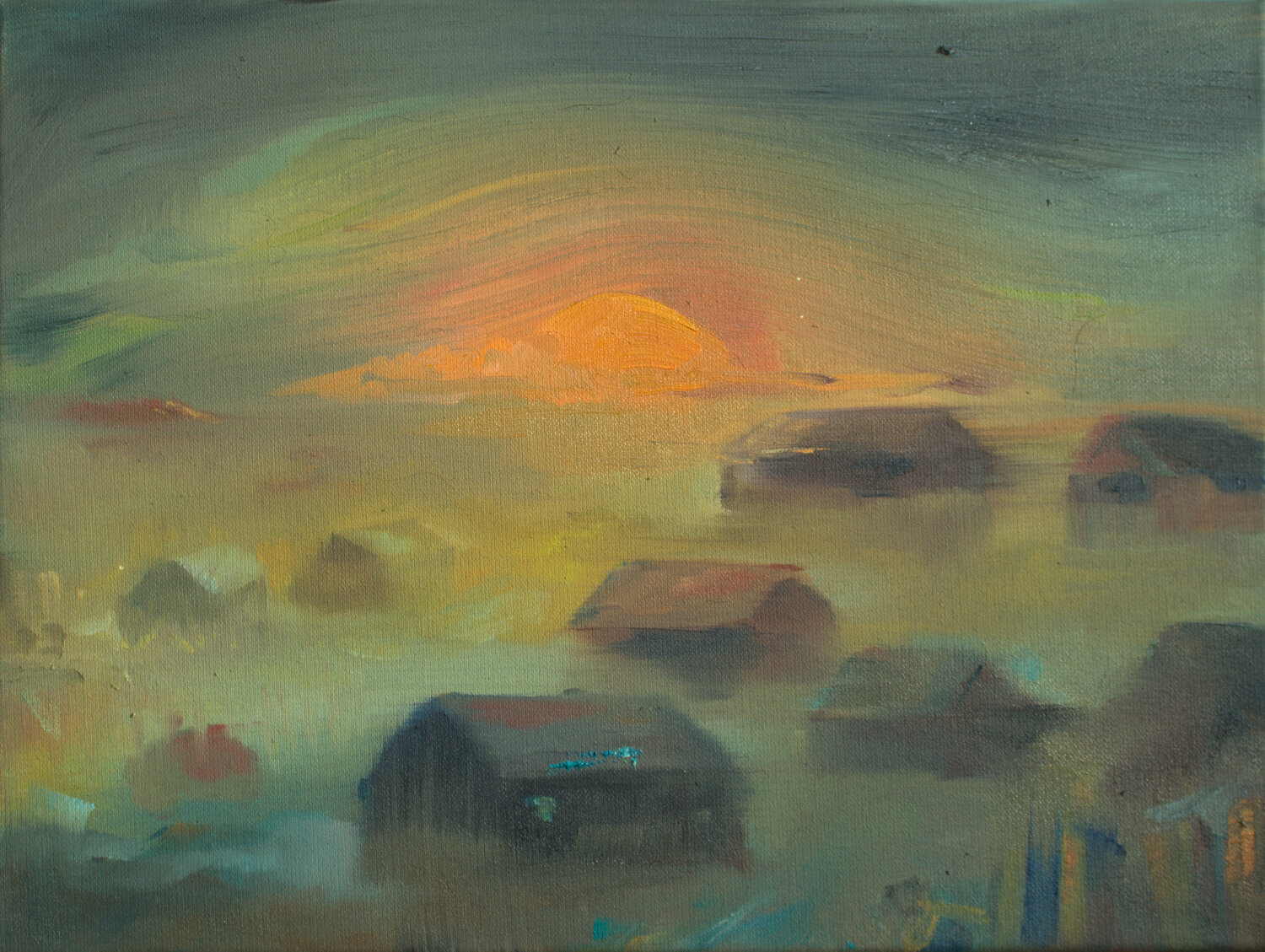 DORF IM NEBEL André Nier