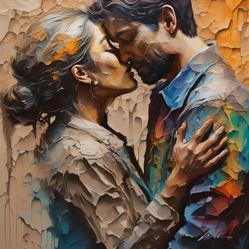 LE BAISER van Khélène, Digitaal te koop op Singulart