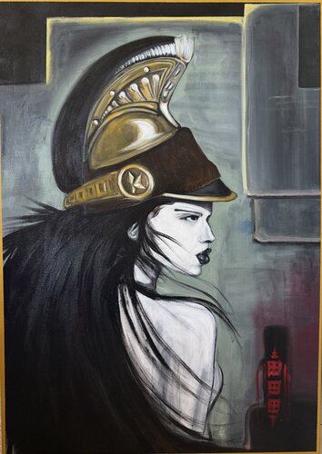 Athéna van Séverine Gallois, Schilderij te koop op Singulart