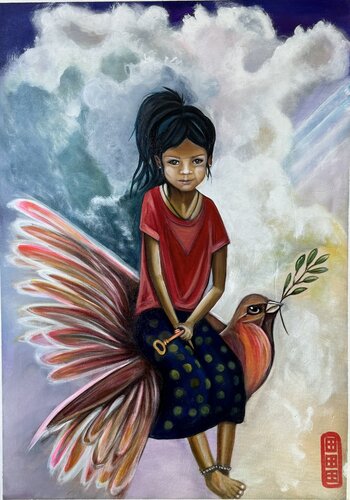 La clé van Séverine Gallois, Schilderij te koop op Singulart