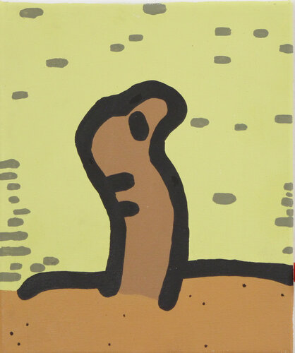 Wurm by Elisabeth Ortner, Painting for Sale on Singulart