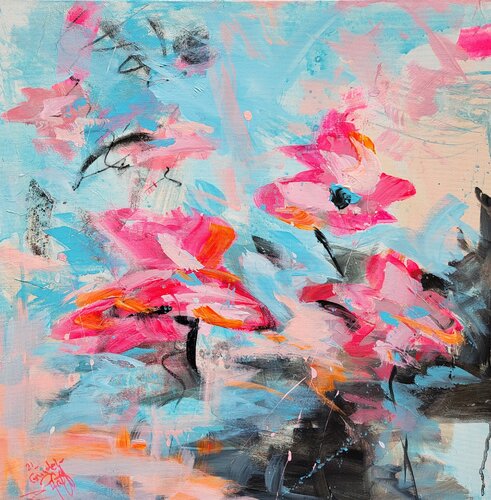 Blütenzauber by Inge Gründel-Pfaff, 油畫 for Sale on Singulart