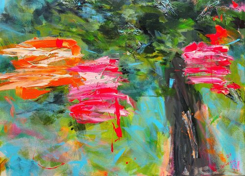 Sommerabend by Inge Gründel-Pfaff, 회화 for Sale on Singulart