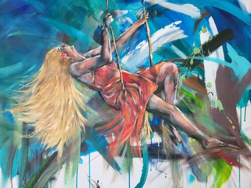 Freiheitsliebend by Inge Gründel-Pfaff, 油畫 for Sale on Singulart